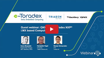 QNX 7.0 on Toradex NXP i.MX based Computer Modules