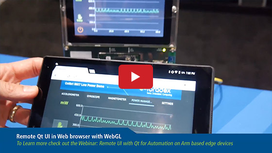 Qt WebGL Remote UI on Toradex Colibri iMX7