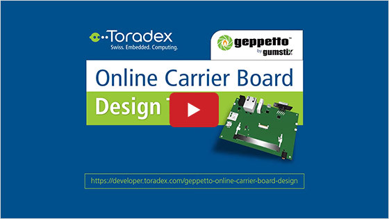 Geppetto Online Carrier Board Design Tool