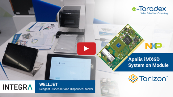 INTEGRA Bioscience's WELLJET Dispenser - Powered by Apalis iMX6D SoM