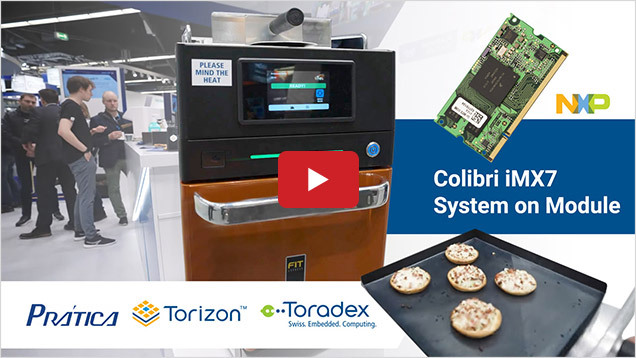 Prática Industrial Speed Oven - Powered by NXP i.MX 7 Colibri SoM, Torizon